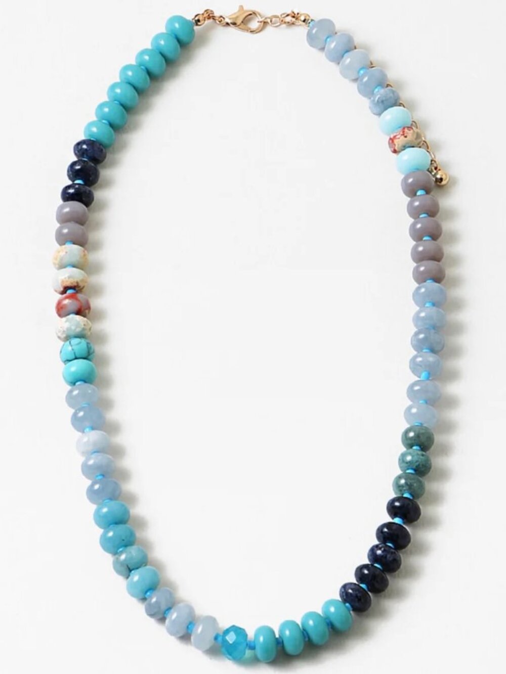Erin McDermott 'Shades of Blue Palm Beach' Gemstone Necklace